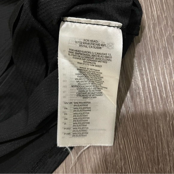 Fox Racing Men’s Flexair Fine Line LS Mountain Bike Jersey - Black Medium - Picture 5 of 5